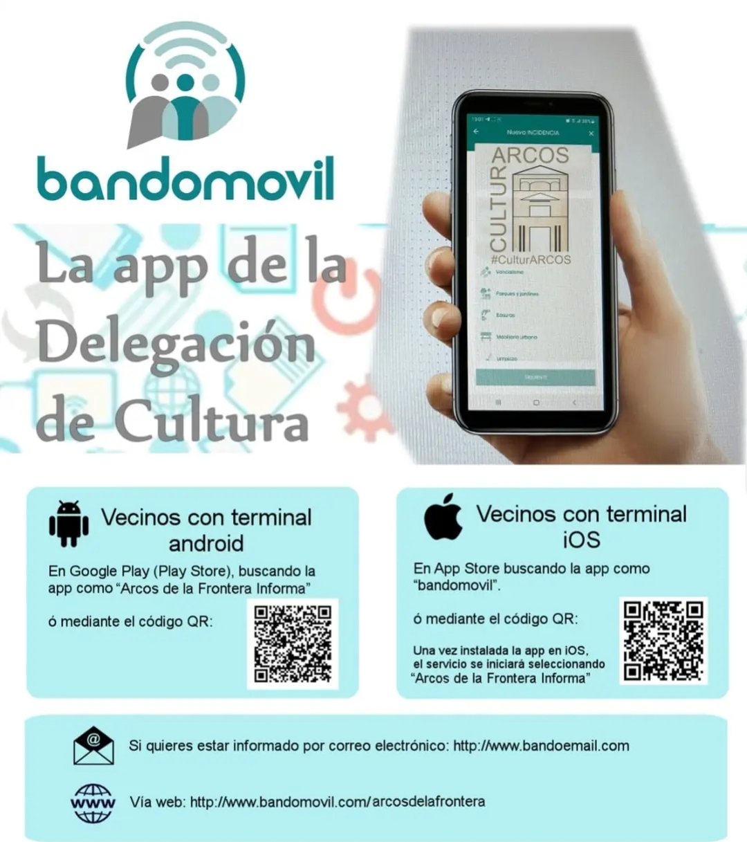 La Delegación de Cultura de Arcos se dota de una app para promocionar eventos.